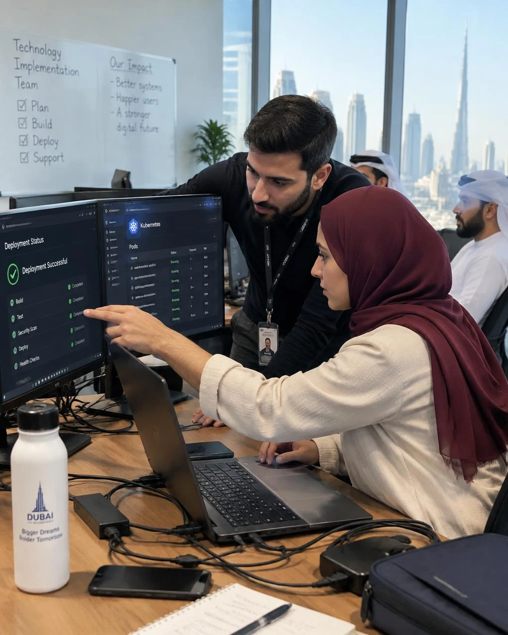 Technology Implementation Services — team at work